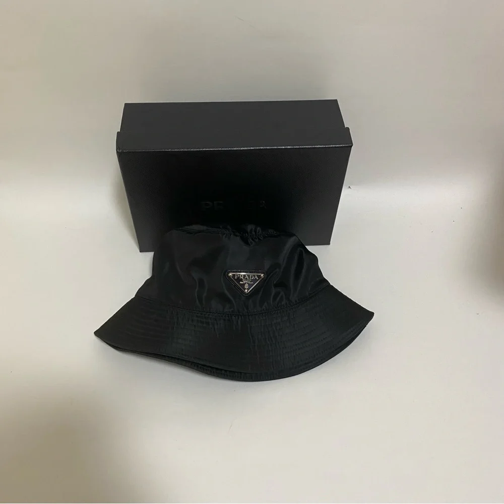 Prada Black Bucket Hat - Picture 5 of 7